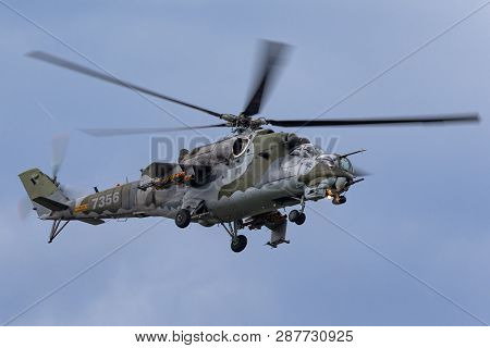 Payerne, Switzerland - September 1, 2014: Czech Air Force (vzdušné Síly Armády České Republiky) Mil