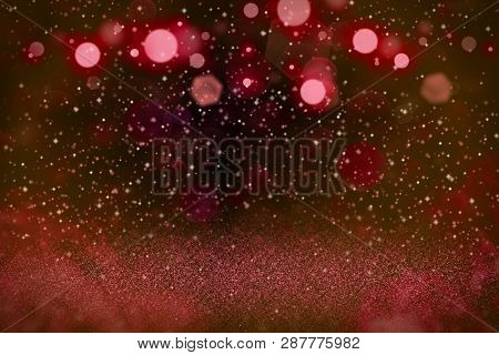 Fantastic Shiny Abstract Background Glitter Lights With Sparks Fly Defocused Bokeh - Festal Mockup T