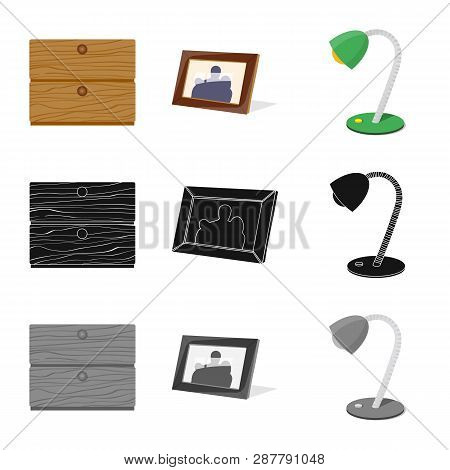 Vector Illustration Of Dreams And Night Icon. Collection Of Dreams And Bedroom Vector Icon For Stock