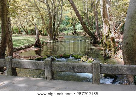 Agios Nikolaos Park Naousa Greece Europe