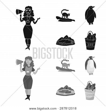 Vector Illustration Of Nature  And Fun  Icon. Set Of Nature  And Entertainment Stock Vector Illustra