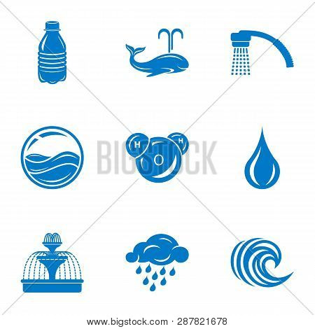 Aqueduct Icons Set. Simple Set Of 9 Aqueduct Icons For Web Isolated On White Background