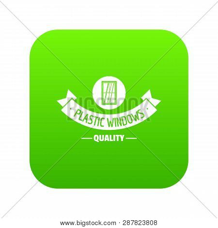 Quality Material Icon Green Isolated On White Background