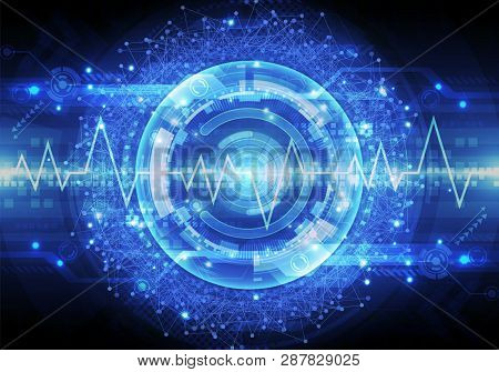 Artistic Abstract 3d Rendering Illustration Of A Pulse Lines In A Glowing Energy Field As A Modern A