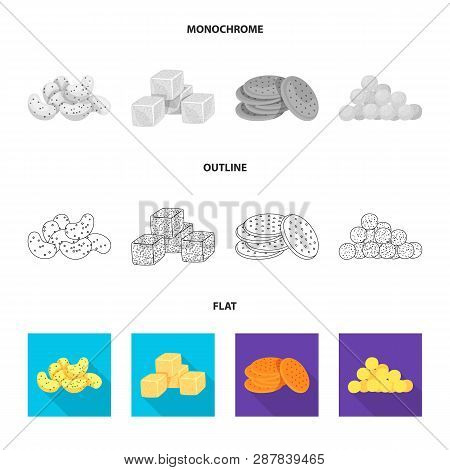 Vector Design Of Oktoberfest And Bar Logo. Collection Of Oktoberfest And Cooking Vector Icon For Sto