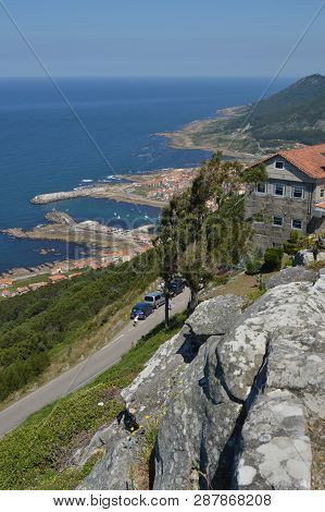 Views Of The Villa And The Harbor From The Castro De Santa Tecla In The Guard. Architecture, History