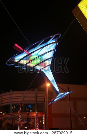2/25/2019 Las Vegas, Nevada: Freemont Street Experience, including Neon Signs, Casinos, Zip Lines, Gambling, Slot Machines, Card Games, Tourist, Entertainers, and more. Las Vegas Nevada Night Life. 