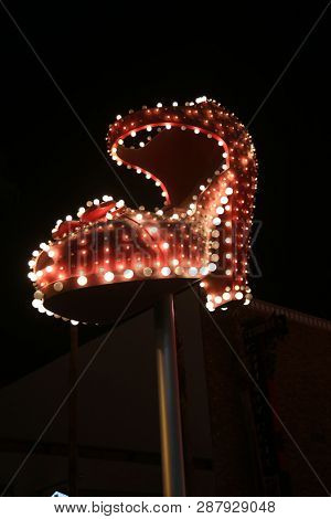 2/25/2019 Las Vegas, Nevada: Freemont Street Experience, including Neon Signs, Casinos, Zip Lines, Gambling, Slot Machines, Card Games, Tourist, Entertainers, and more. Las Vegas Nevada Night Life. 