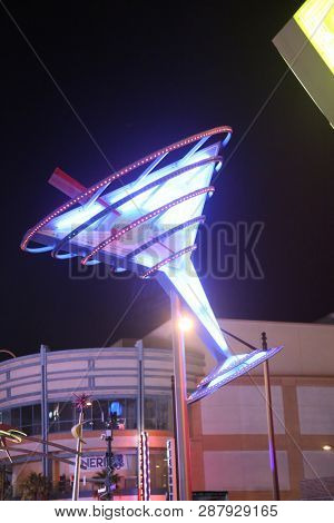 2/25/2019 Las Vegas, Nevada: Freemont Street Experience, including Neon Signs, Casinos, Zip Lines, Gambling, Slot Machines, Card Games, Tourist, Entertainers, and more. Las Vegas Nevada Night Life. 