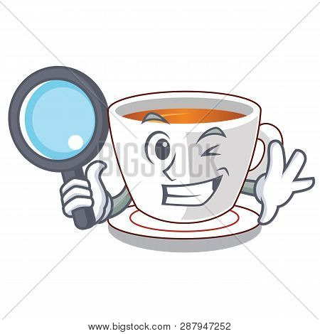 Detective Cup Mint Tea The Shape Mascot