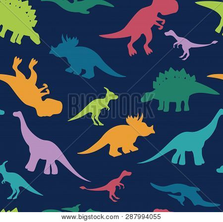 Cute And Funny Dinosaurus Pattern Sutable For Kids