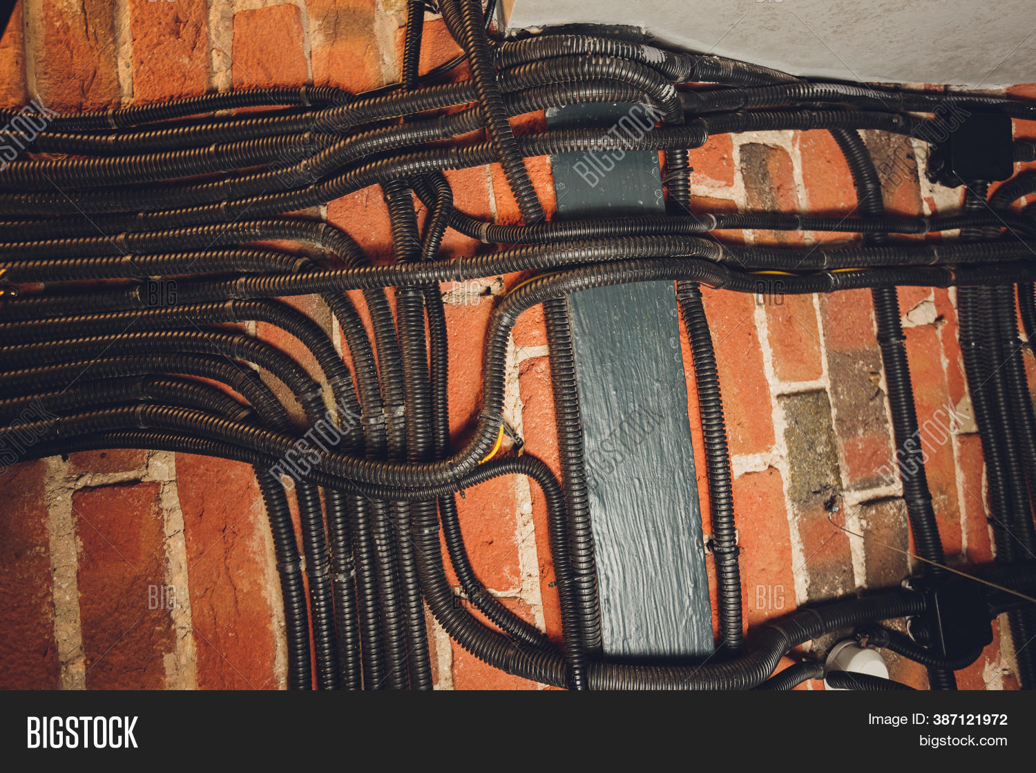 Brick Wall Electrical Image & Photo (Free Trial) Bigstock