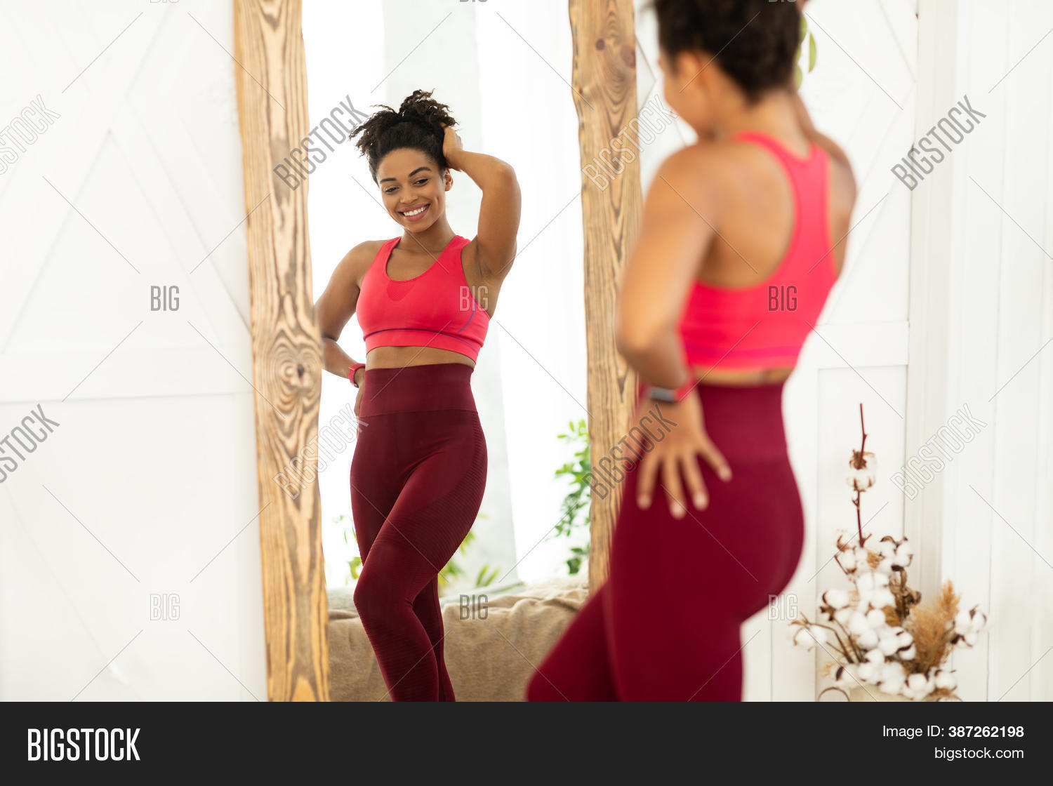 Joyful Fit Black Lady Image & Photo (Free Trial) Bigstock