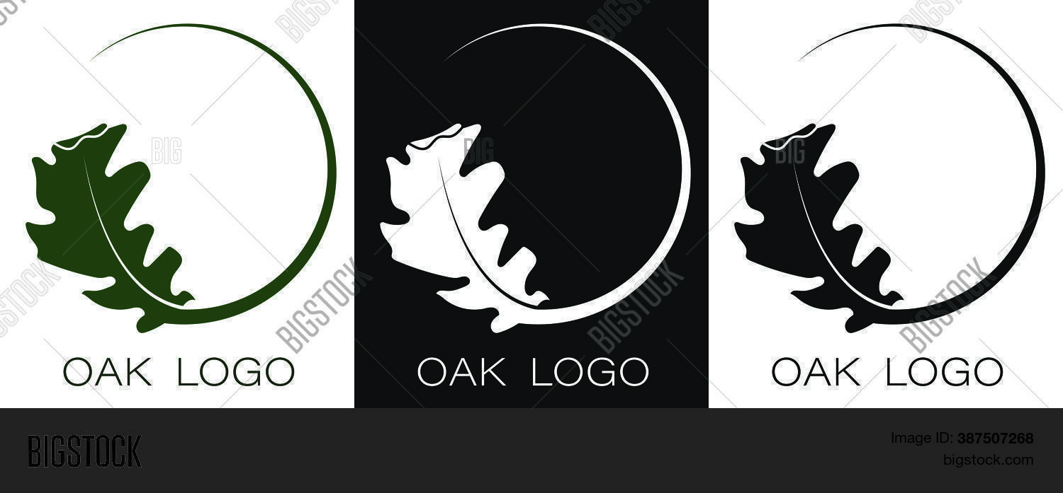 Autumn Oak Leaf Logo Vector & Photo (Free Trial) | Bigstock