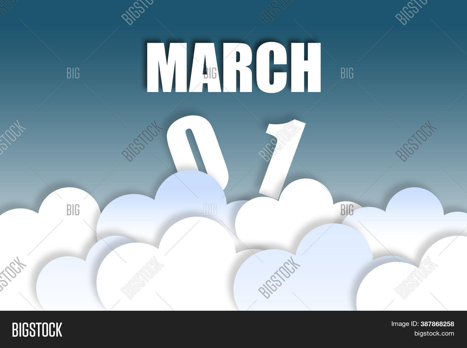 March 1st. Day 1 Month Image & Photo (Free Trial) Bigstock