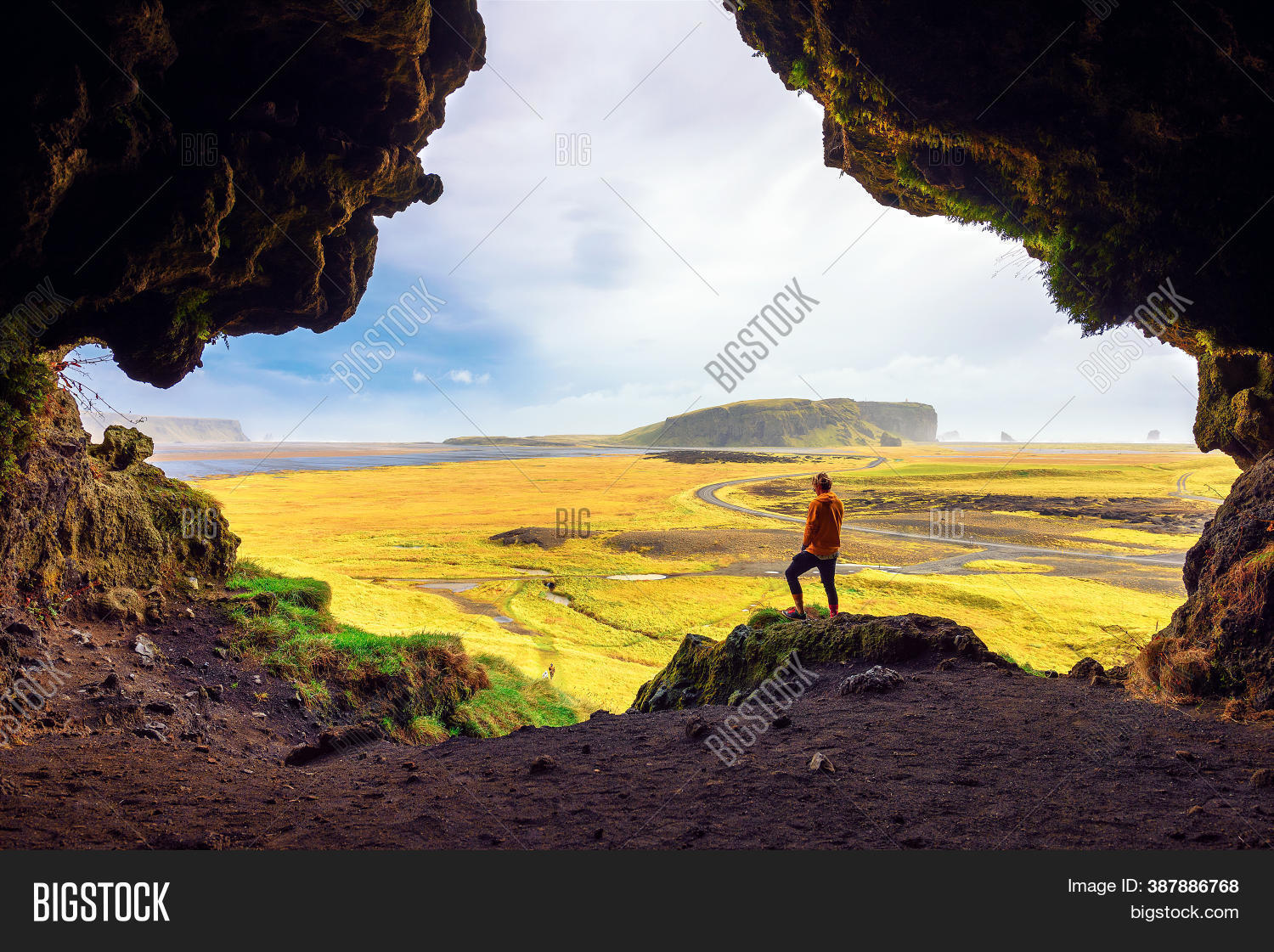 Hiker Loftsalahellir Image & Photo (Free Trial) | Bigstock