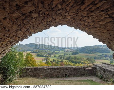 old cities and castles at the edersee in germany
