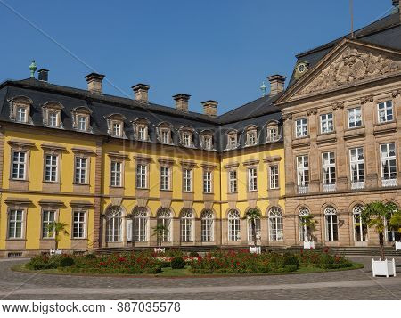 the old cities of bad arolsen and landau in germany