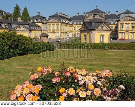 the old cities of bad arolsen and landau in germany