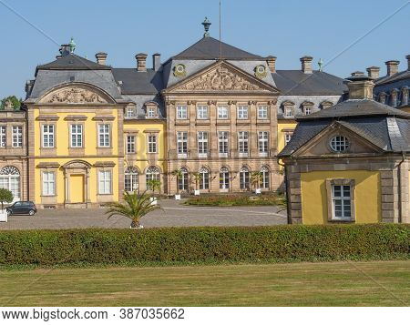 the old cities of bad arolsen and landau in germany