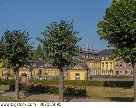 the old cities of bad arolsen and landau in germany