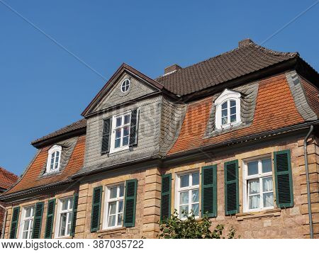 the old cities of bad arolsen and landau in germany