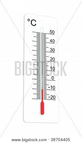온도계는 매우 낮은 온도 나타냅니다. 벡터 일러스트 레이 션