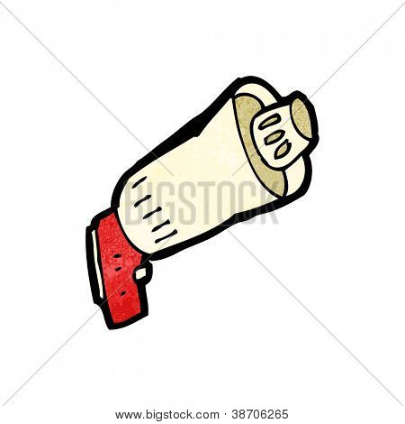 Cartoon-Unterhaltungselektronik