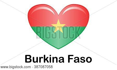 Burkina Faso Flag, Official Colors And Proportion Correctly. National Burkina Faso Flag.