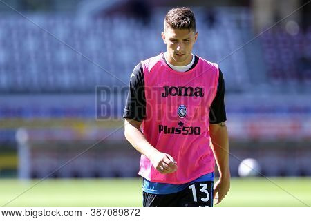 Torino, Italy. 26th September 2020. Mattia Caldara Of  Atalanta Bergamasca Calcio  During The Serie 