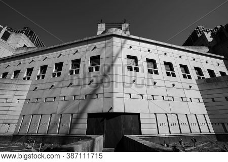 London / Uk -  2020.07.18:  The Secret Intelligence Service Building, Mi6, Designed By Terry Farrell