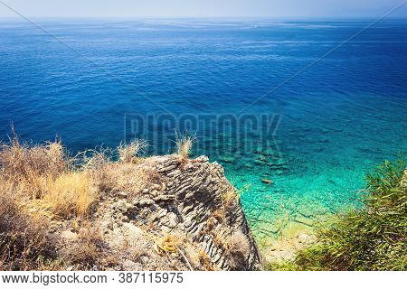Cape Of Arms (capo D'armi) A Promontory Located In Lazzaro In The Province Of Reggio Calabria, The S