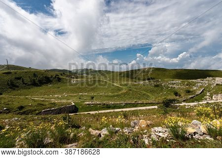 Monte Baldo (baldo Mountain), Ridge Of Naole. Mountain Range Between Lake Garda And Adige Valley. Gr