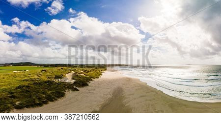 Hellesto Beach on sunny day, outside Stavanger, Norway