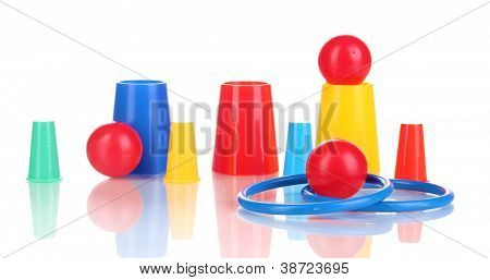 Tryllekunstner sæt isolerede hvid