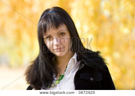 Young Brunette Woman