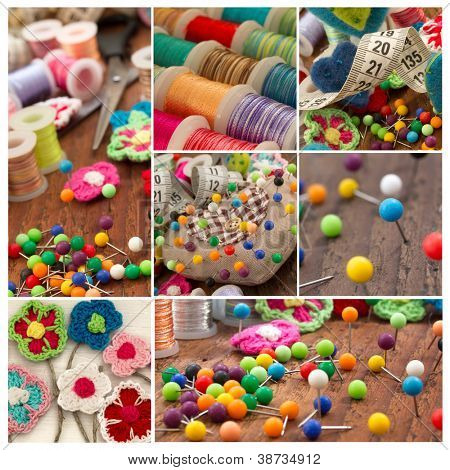 syning billeder collage