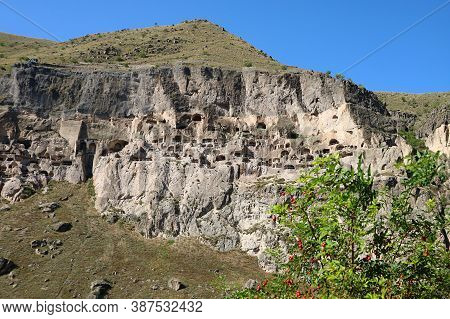 Vardzia, Amazing Medieval Cave Monastery Excavated From The Slopes Of Erusheti Mountain Near The Tow