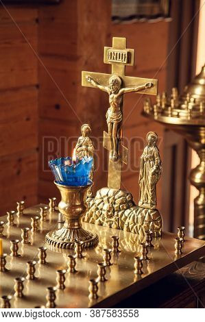 Kanun Or Eve Is A Place For Commemoration Of The Dead In An Orthodox Church.