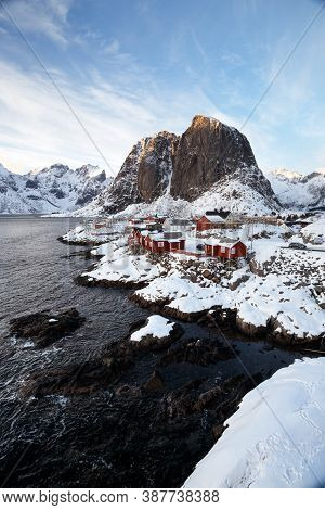 Traditional Norwegian Wooden House