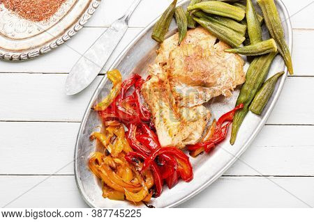 Baked Fish With Vegetables
