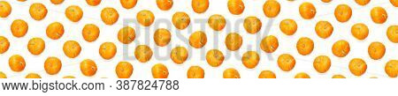 Autumn Background Made Frem Pumpkin. Background Of Orange Miniature Pumpkins. Thanksgiving Or Hallow