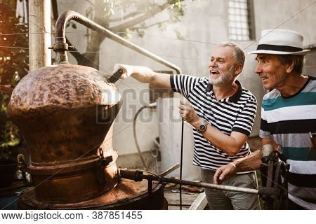 Traditional Home Made Distillery For Making Brandy