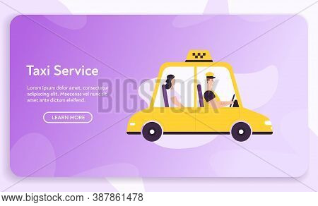 Driver And Passenger In Car, Front And Side View Isolated Objects