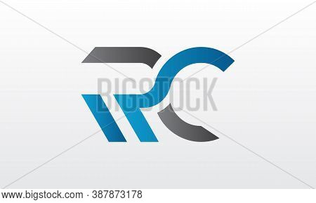 Initial Rc Letter Logo With Creative Modern Business Typography Vector Template. Creative Letter Rc