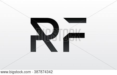 Initial Rf Letter Logo With Creative Modern Business Typography Vector Template. Creative Letter Rf