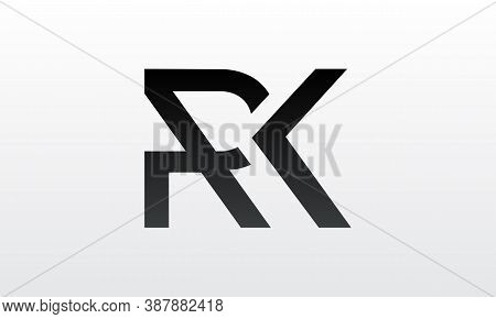 Initial Rk Letter Logo With Creative Modern Business Typography Vector Template. Creative Letter Rk 