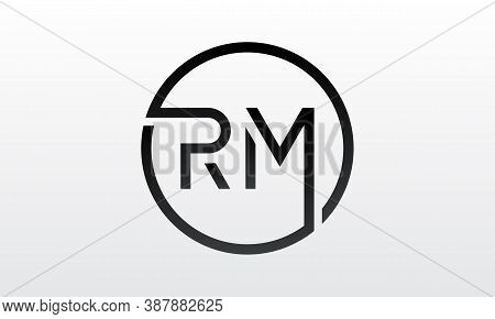 Initial Rm Letter Logo With Creative Modern Business Typography Vector Template. Creative Letter Rm