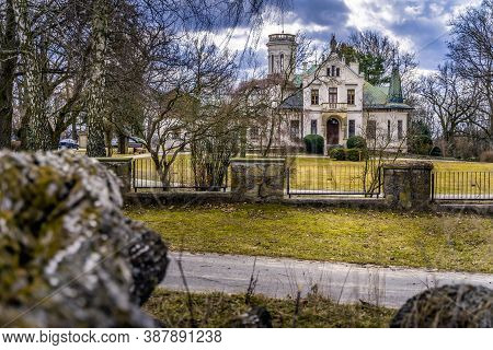 Oblegorek, Poland, March 2019 Henryk Sienkiewiczs Mansion National Museum. Henryk Sienkiewicz Was Po