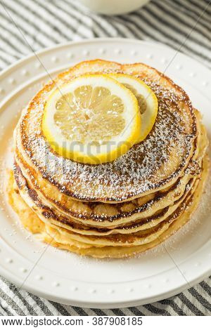 Homemade Lemon Ricotta Pancakes